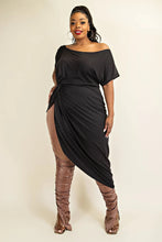 Twisted front, Hi-Low Top